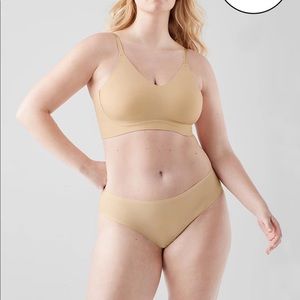 True & Co. True Body Lift Triangle Bra With Soft Form Band Size Extra Small
